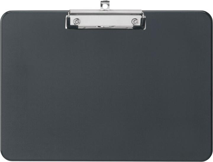 Maul Plaque à écrire A4 paysage Plastique Pince à étrier noir