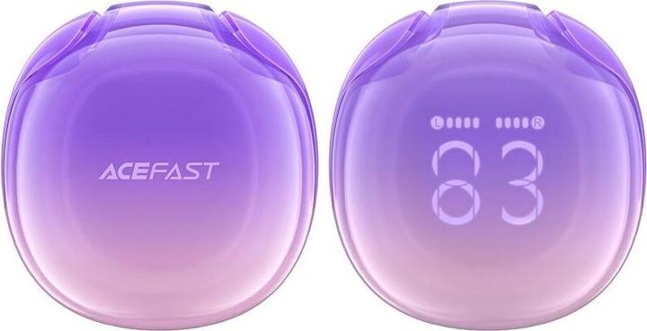 Image du produit Acefast Écouteurs TWS T9, Bluetooth 5.3, IPX4 (grape purple) (6.50 h, Sans fil)