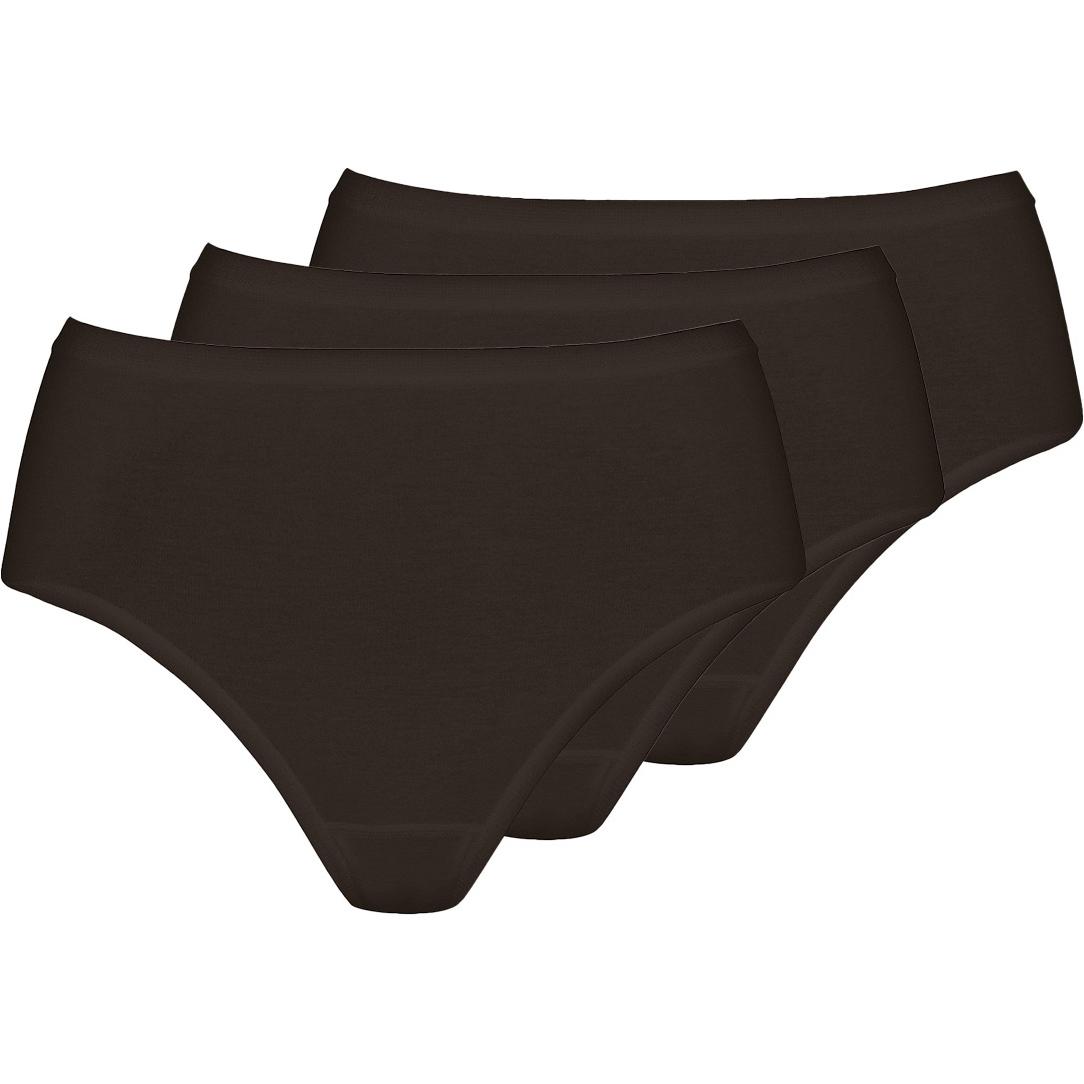 Mey, Damen, Unterhosen, 3er-Pack Noblesse Taillen-Slip, Schwarz, (44, 3er Pack)