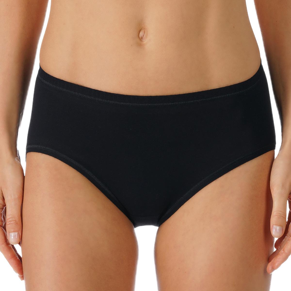 Thumbnail - Mey, Damen, Unterhosen, 3er-Pack Noblesse Taillen-Slip, Schwarz, (44, 3er Pack)