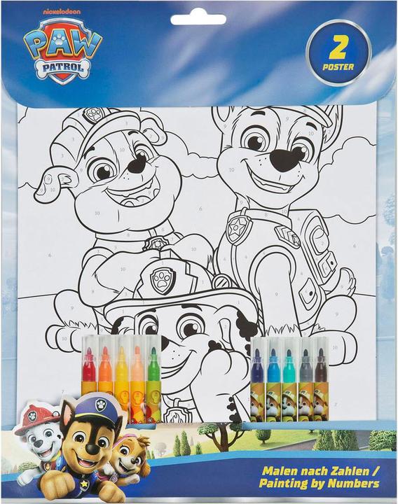 Produktbild Undercover Malen nach Zahlen Set PAW Patrol