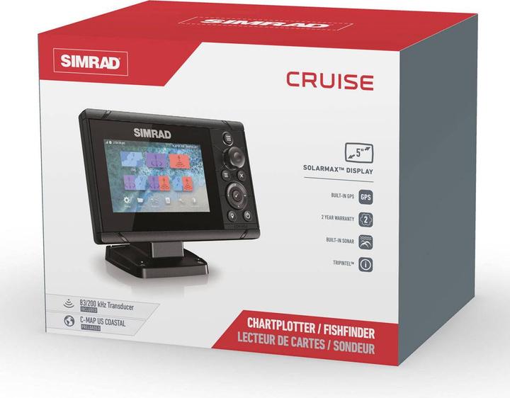 Produktbild Simrad Cruise« Kartenplotter inkl. 83/200 Geber