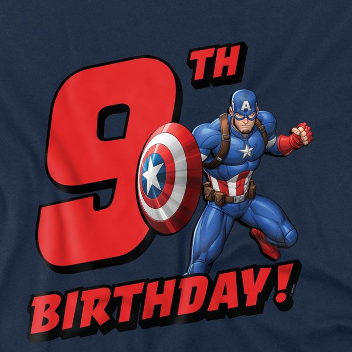 Produktbild Captain America Sweatshirt 9 Geburtstag (116)