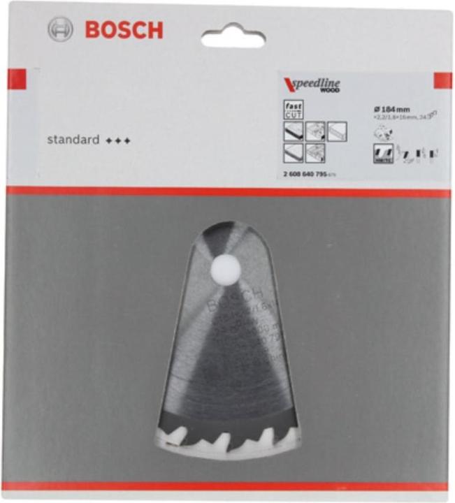 Actual product image Bosch Professional Zubehör PRO Wood circular saw blade, 184 x 2.2 x 16 mm