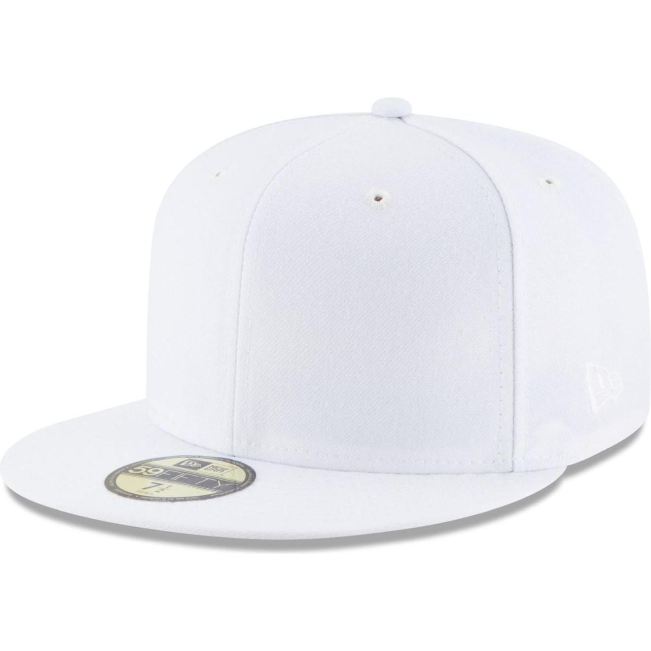 New Era, Herren, Cap, 59Fifty Fitted Kinder Cap - ESSENTIAL weiss - 6 1/2, Weiss, (6 1/2)