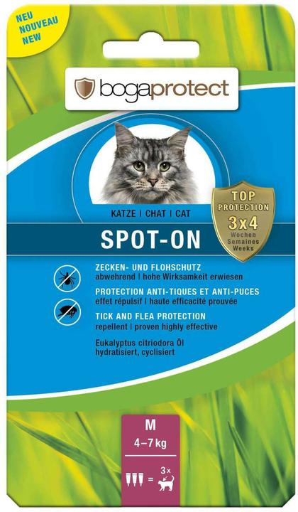 Bogar gocce antiparassitarie bogaprotect spot-on cat M