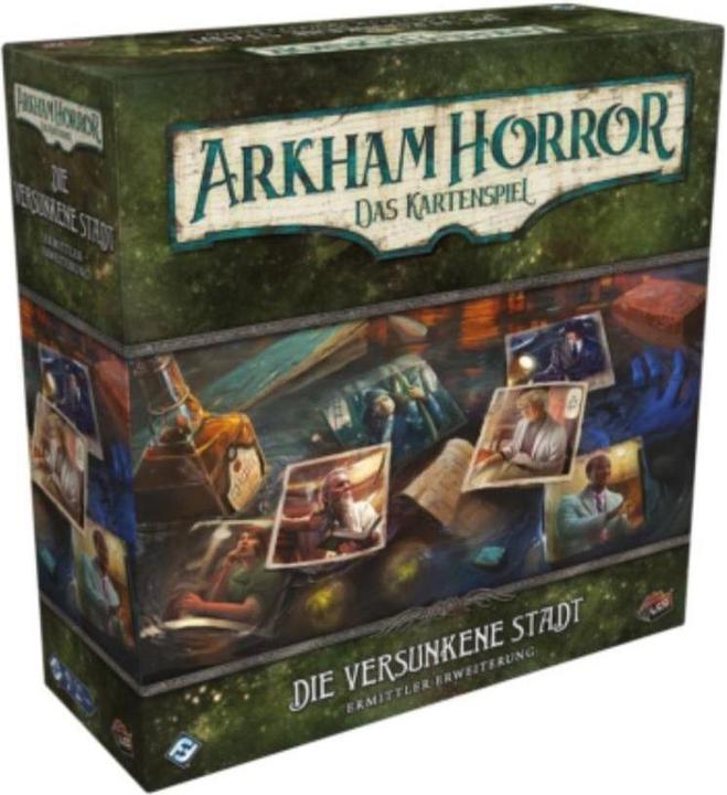 FFG FFGD1183 - Arkham Horror: The Card Game - The Sunken City (Investigator Expansion) (German, 1 - 4 Players)