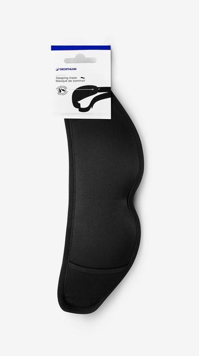 Actual product image Forclaz Schlafmaske - NH500 Travel schwarz (Sleeping mask)