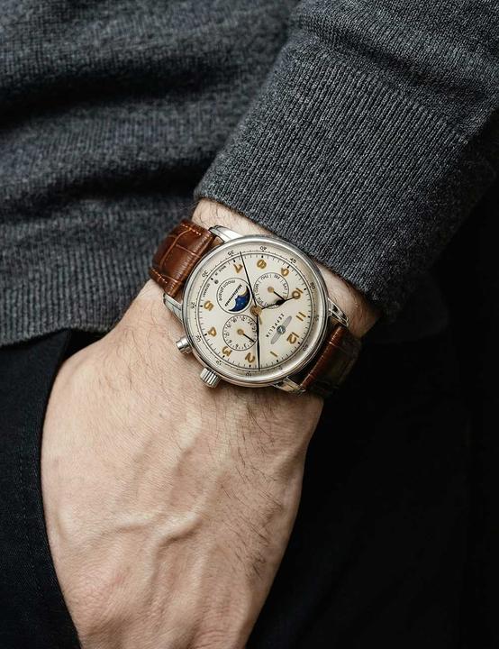 Produktbild Zeppelin Méditerranée (Analoguhr, Mondphasenuhr, Swiss Made, 40 mm)