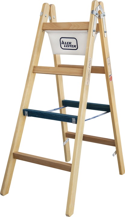 Iller Wide rung stepladder (Scaffolding, 153 cm)