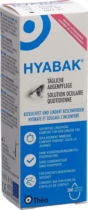 Actual product image Théa Hyabak (10 ml)