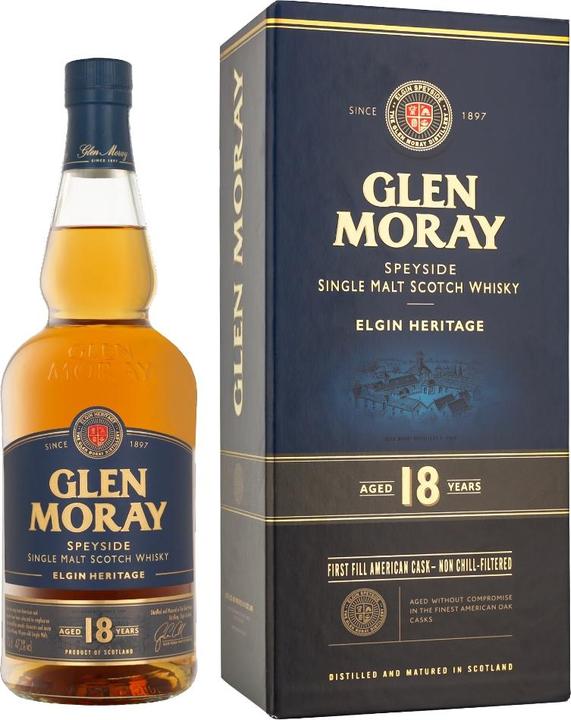 Produktbild Glen Moray 18 Years (1 x 70 cl)