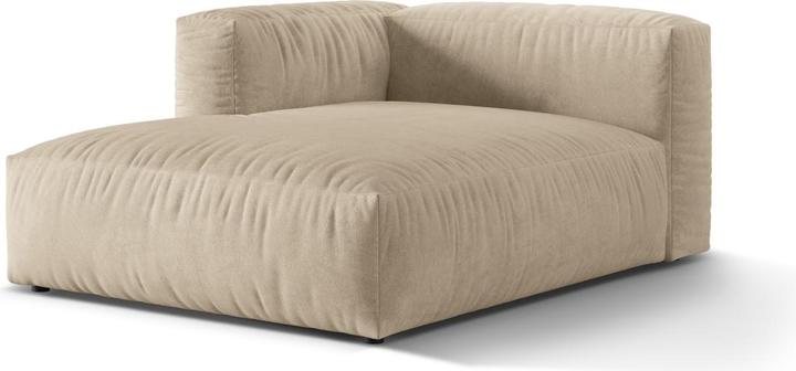 Image du produit Micadoni Chaise longue modulable gauche, "Martina", 1 Place, 176x123x75 Fabriqué en Europe (Recamière)