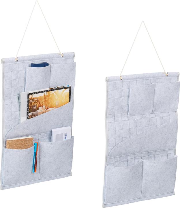 Produktbild Relaxdays 2x Hängeorganizer (2 x, 41 x 3 x 60 cm)