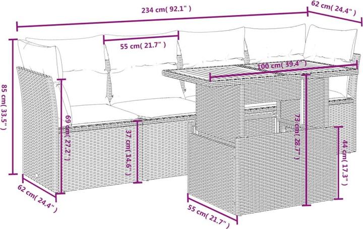 Produktbild vidaXL Elise