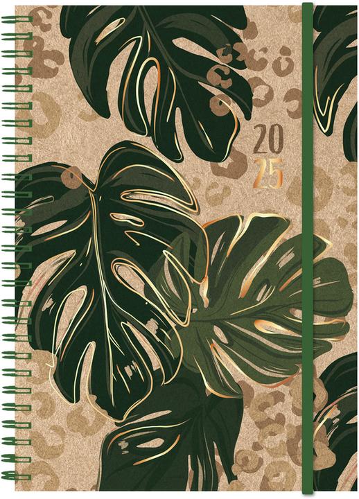 Image du produit Simplex Agenda Harmony 2025 40608.25 1W/2S Monstera ML 15.5x21cm (14.8 x 21 cm)
