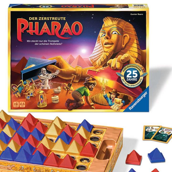 Produktbild Ravensburger Der zerstreute Pharao - 25 Jahre Jubiläumsausgabe (Deutsch, 1 - 5 Spieler)