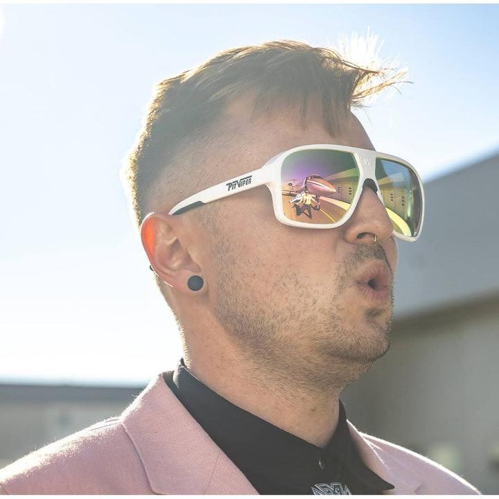 Immagine prodotto Pit Viper L'ottica di volo di Miami Nights (Notti di Miami, Antracite, Blu)