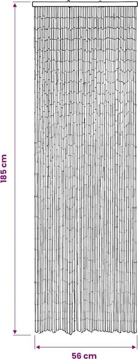 Produktbild vidaXL Türvorhang (56 x 185 cm)