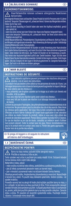 Produktbild Schwarzkopf Live Intense Gel Colour 1.4 Blueberry Black (1.4)