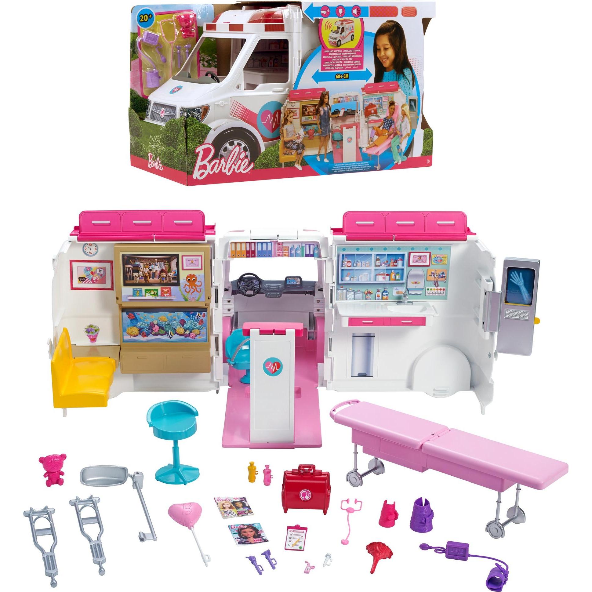 Barbie Fashionistas Barbie Con Le Stampelle Barbie Ambulanza