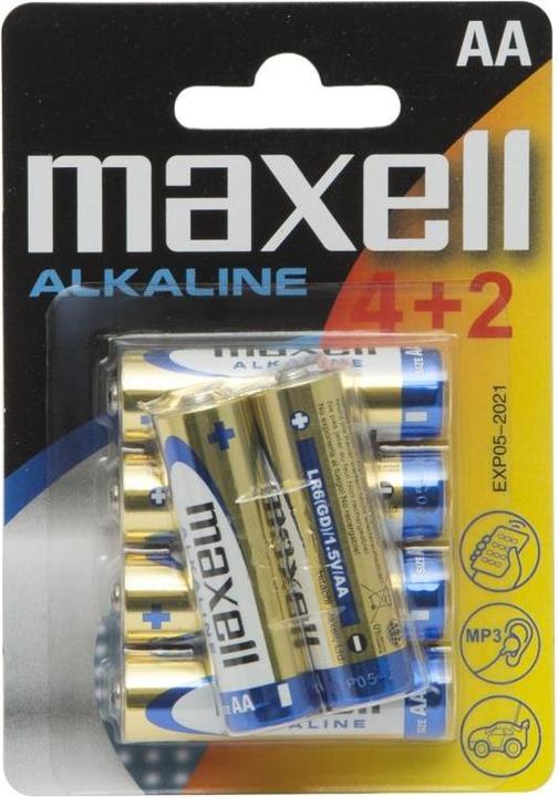 Productafbeelding Maxell Alkaline LR6 (6 Pcs., AA)