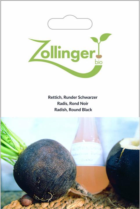 Produktbild Zollinger Bio Rettich, Runder Schwarzer (Keimlinge)