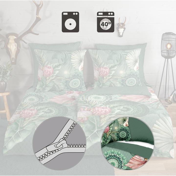 Produktbild HIP Wendebettwäsche "Egor" (Duvetbezug, 135 x 200 cm, 80 x 80 cm)