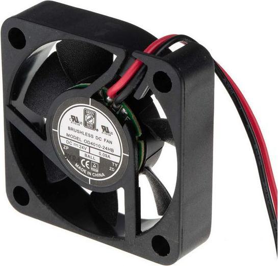 Produktbild RS PRO DC axial fan, 40x10mm 11.9cu.m/h 24V (40 mm)
