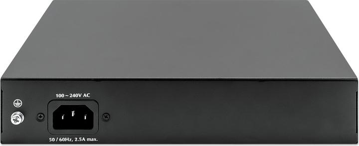 Actual product image Intellinet 8-Port Gigabit Ethernet PoE+ Switch with 2 RJ45 Gigabit Uplink Ports (8 ports)