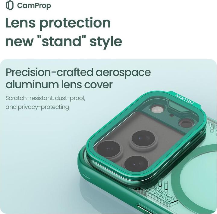 Immagine prodotto Nillkin Iceblade Prop MagSafe Bio PC Hardcase Hülle (Apple iPhone 17 Pro)