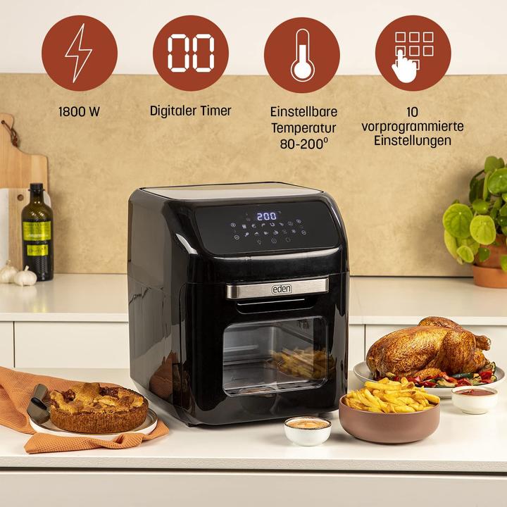Immagine prodotto Eden Forno friggitrice ad aria calda 12L
