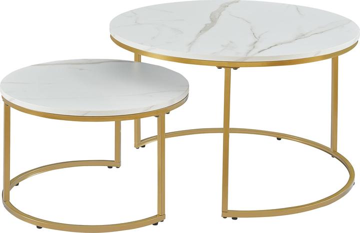 Actual product image En.Casa Christchurch (Ø 80 x 45 cm, Ø 60 x 33 cm)