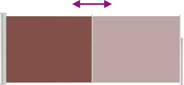 Produktbild vidaXL Balkon-Seitenmarkise (3 m)