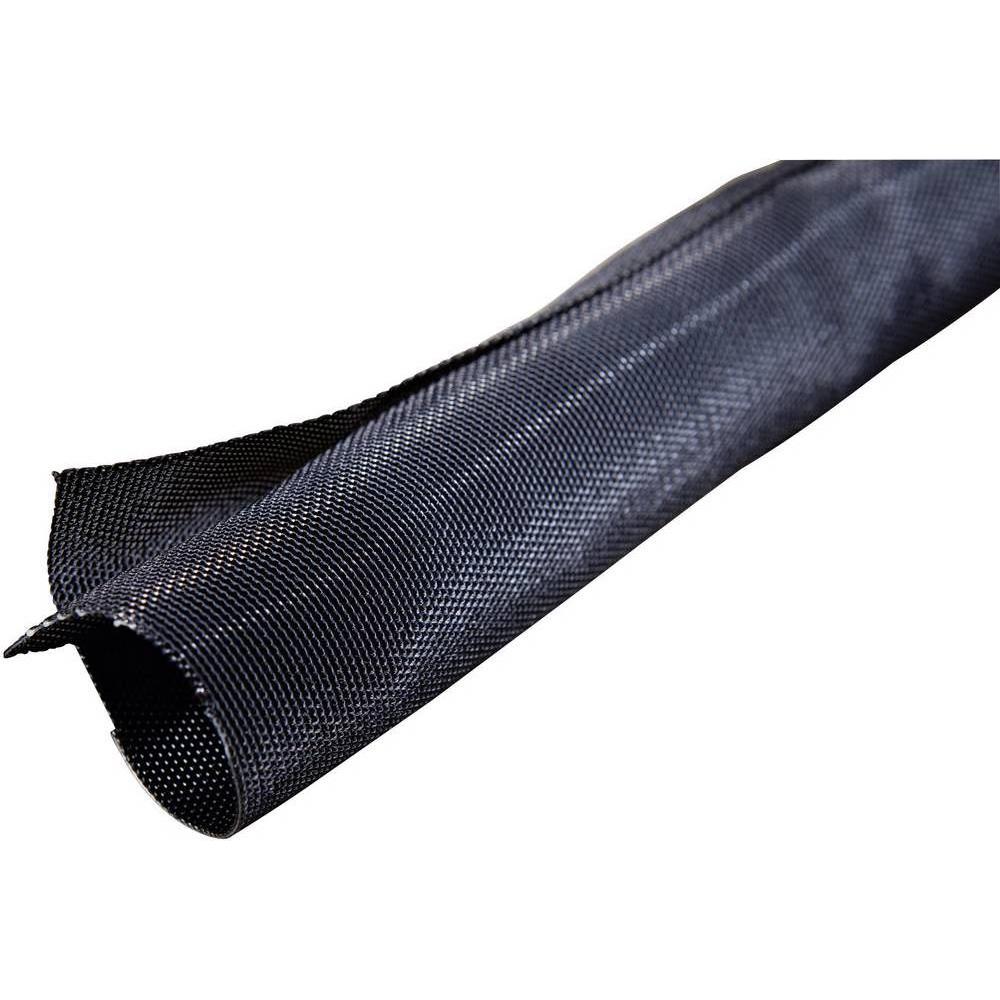 Thumbnail - DSG Canusa, Kabelschutz + Kabelführung, 8690250955 Geflechtschlauch Schwarz Polyester 25 bis 25 mm 1 m (Kabelschlauch, 1...