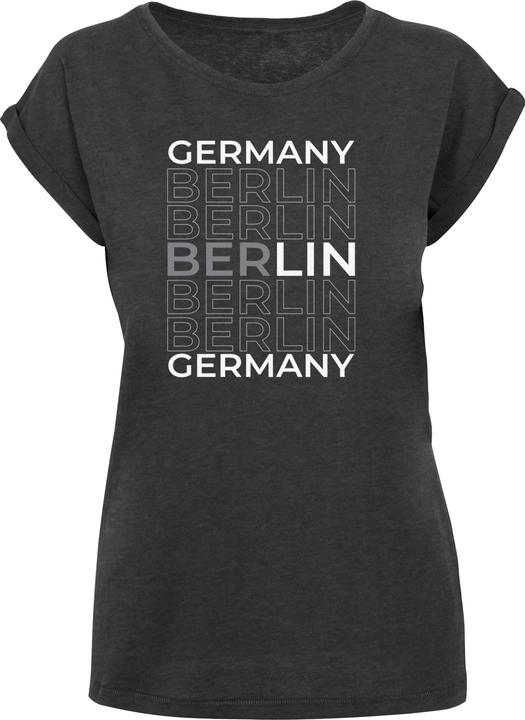 Produktbild Merchcode Ladies Berlin X Extended Shoulder Tee - 112471 (M)