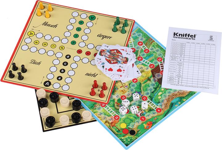 Produktbild Idena Spielesammlung 150 150 Spielmöglichkeiten (2 - 4 Spieler)