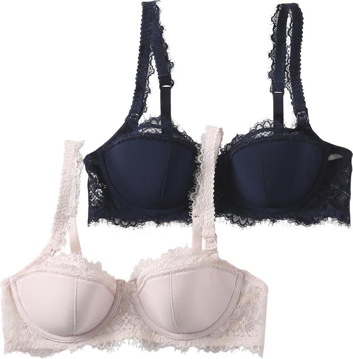 Immagine prodotto Envie de Fraise 2er-Pack Still-BHs mit Bügel mit Recycling-Polyester (90 D)