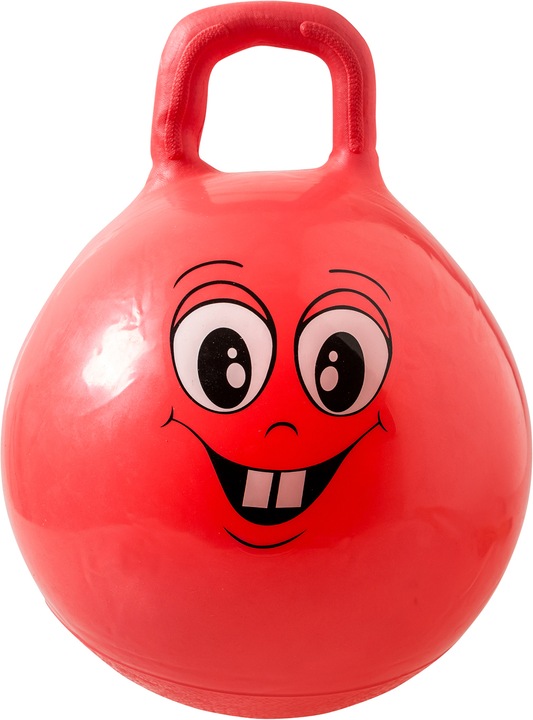 Actual product image Idena Bouncy ball red Happy Face, Ø 45-50cm