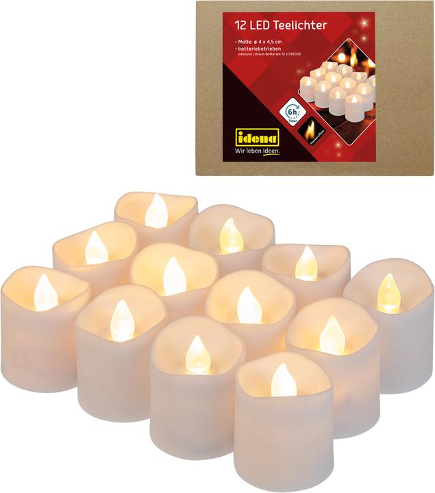 Immagine prodotto Idena Luci da tè a LED (12 x)