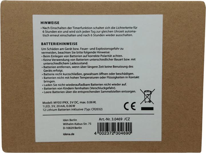 Immagine prodotto Idena Luci da tè a LED (12 x)