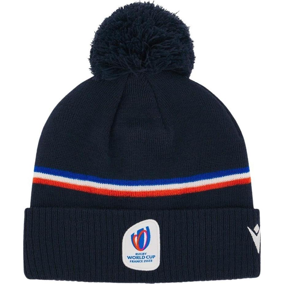 Macron, Damen, Mütze, ütze it boel acron rwc france 2023, Blau
