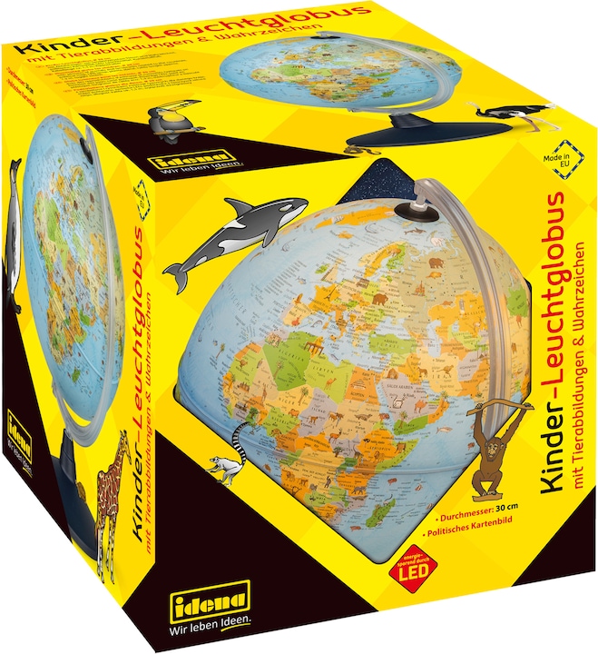 Actual product image Idena Illuminated globe (30 cm)