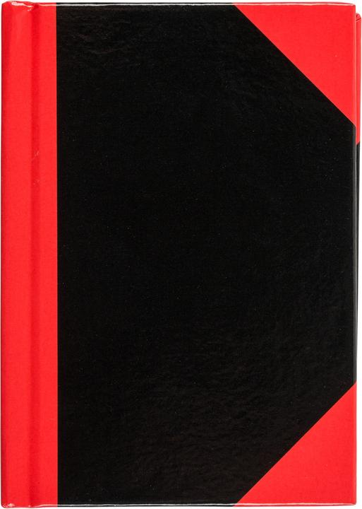 Actual product image Idena Notebook A7 squared black red FSC-Mix (A7, Checked, Hardcover)