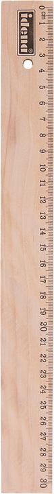 Image du produit Idena Règle en bois 30cm naturelle FSC100 (30 cm, Bois)
