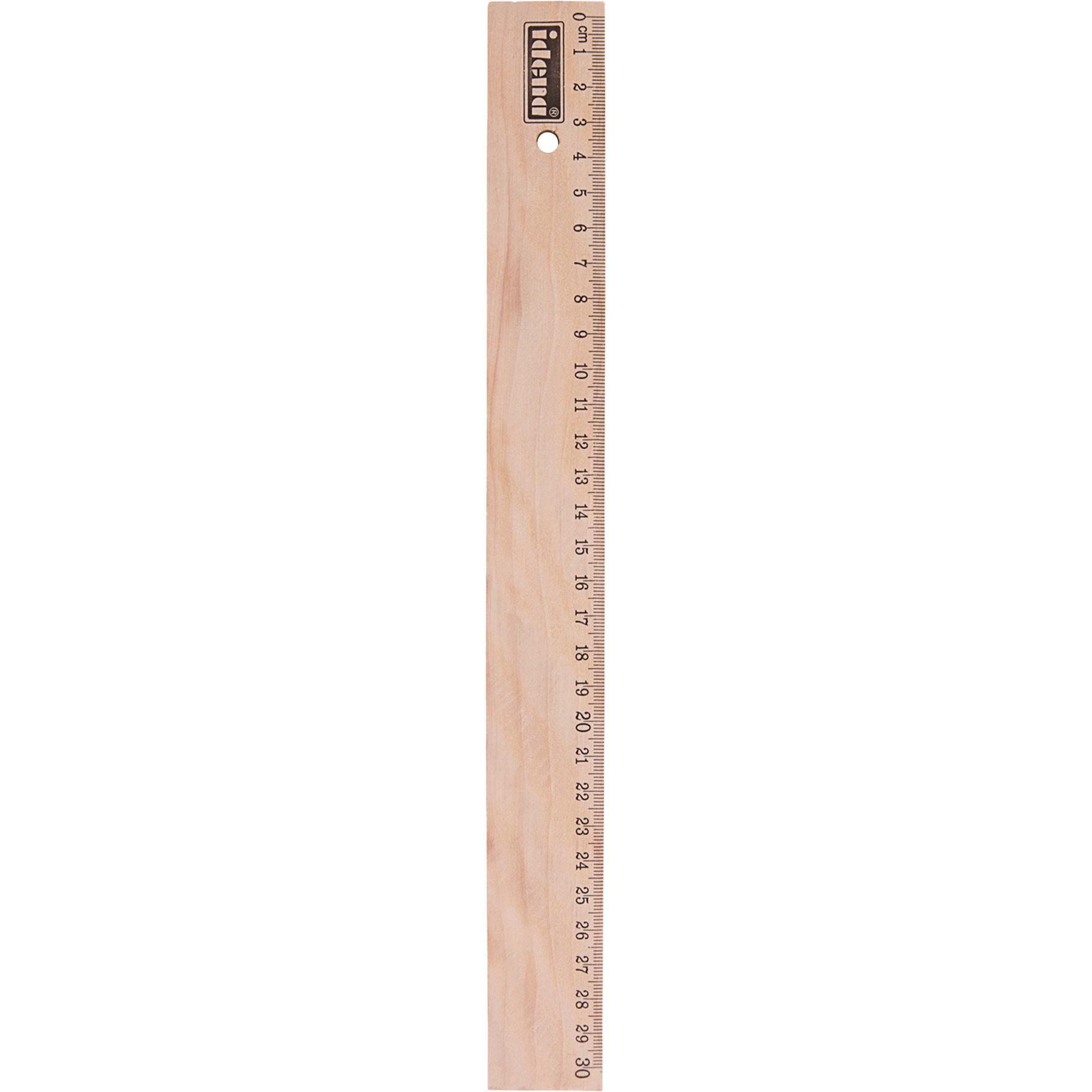Idena, Lineal, Holzlineal 30cm natur FSC100% (300 mm)