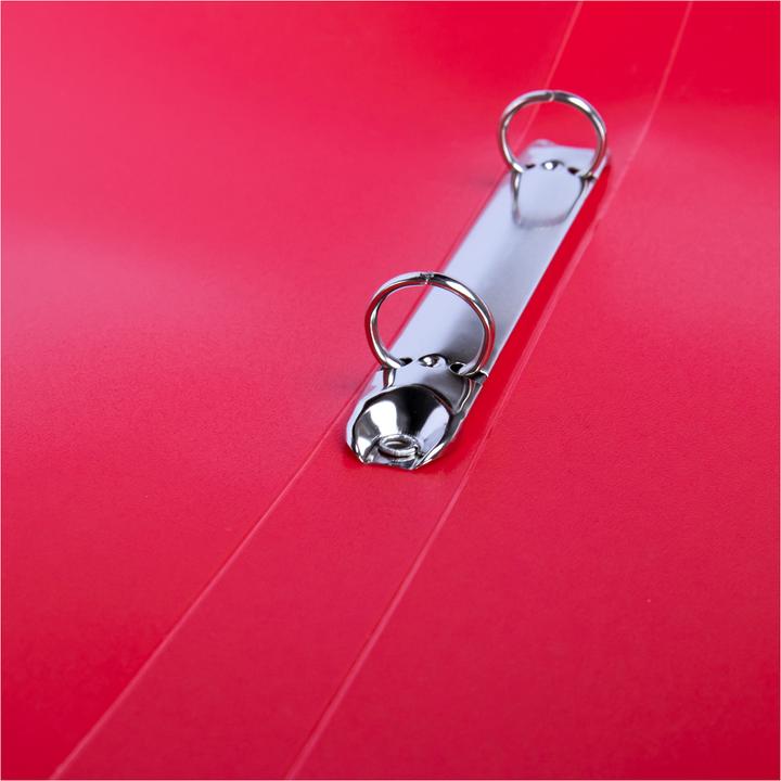 Produktbild Idena Ringbuch A4 PP rot 20mm 2 Ringe (A4, 20 mm, 1 Stück)