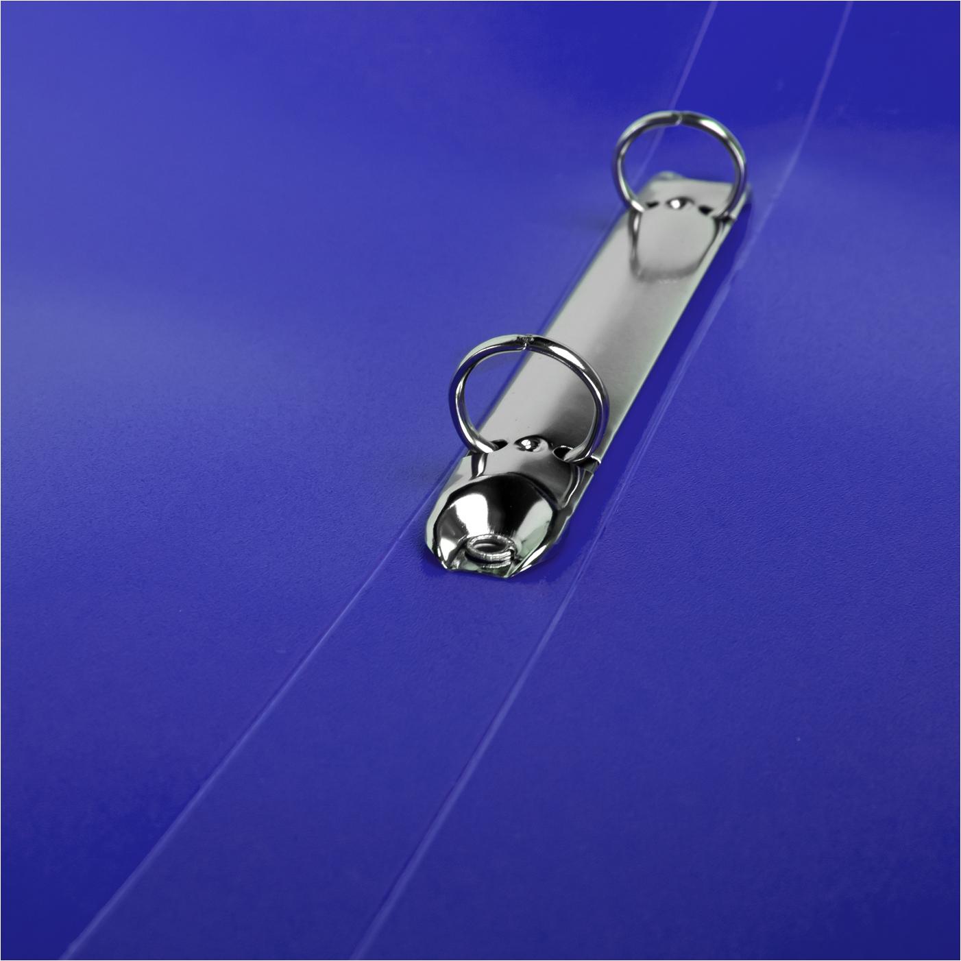 Thumbnail - Idena, Ordner, Ringbuch A4 PP blau 20mm 2 Ringe (A4, 20 mm)