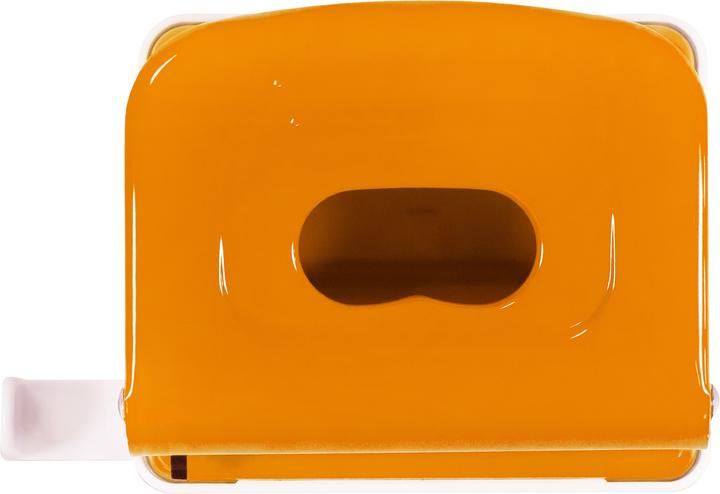 Produktbild Idena Locher aus Metall orange für 20 Blatt