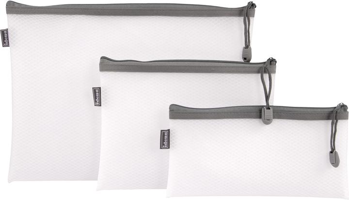 Image du produit Idena Pochette zippée DL Mesh blanc (DL, 1x)
